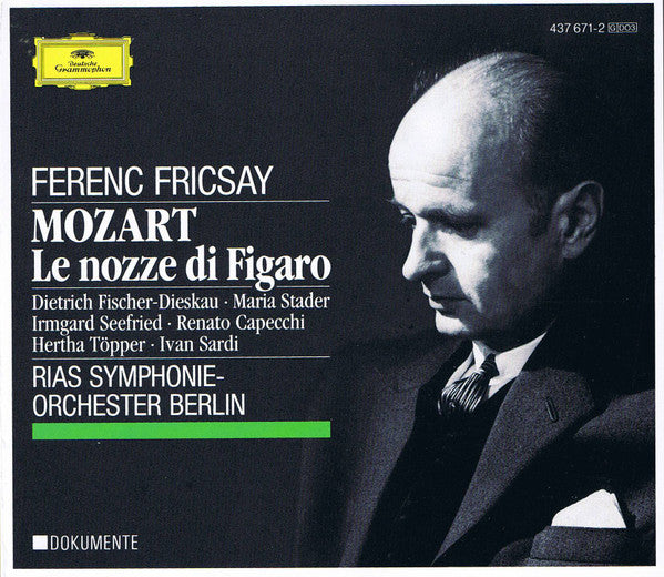 Wolfgang Amadeus Mozart, Ferenc Fricsay, Dietrich Fischer-Dieskau, Maria Stader, Irmgard Seefried : Le Nozze Di Figaro (3xCD + Box, RE, RM, Sli)