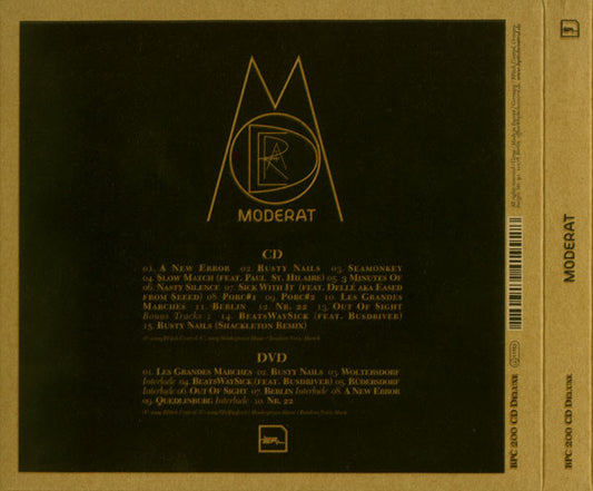 Moderat : Moderat (CD, Album + DVD-V)
