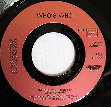 Who's Who : Palace Palace / Dancin' Machine (7")