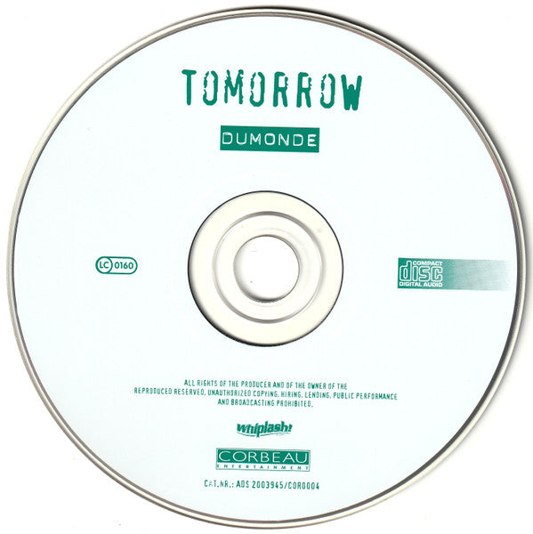 DuMonde : Tomorrow (CD, Single)