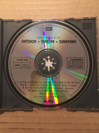 Ravindra Jain : Chitchor / Tapasya / Sunayana (CD, Comp)