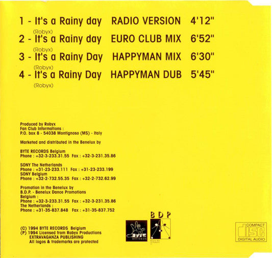 ICE MC : It's A Rainy Day (CD, Maxi)