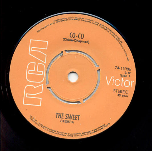 The Sweet : Co-Co (7", Single)