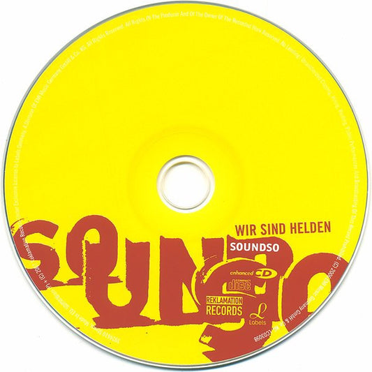 Wir Sind Helden : Soundso (CD, Maxi, Enh)