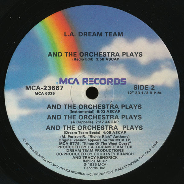 L.A. Dream Team : And The Orchestra Plays (12")