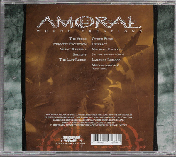 Amoral : Wound Creations (CD, Album)