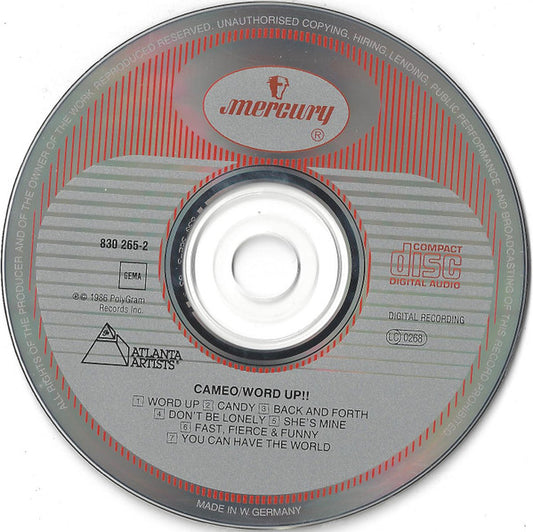 Cameo : Word Up! (CD, Album)