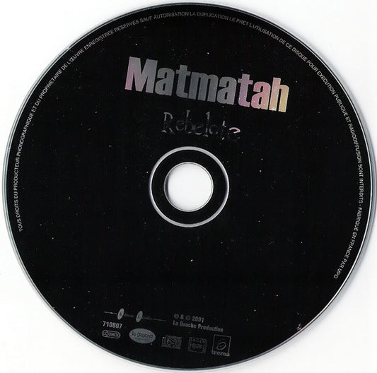Matmatah : Rebelote (CD, Album)