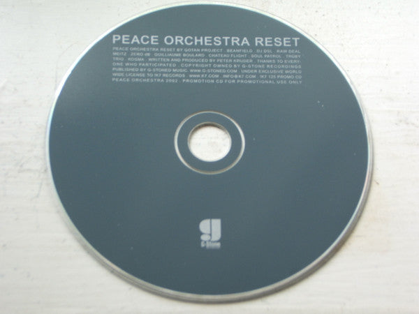 Peace Orchestra : Reset (CD, Album, Promo)