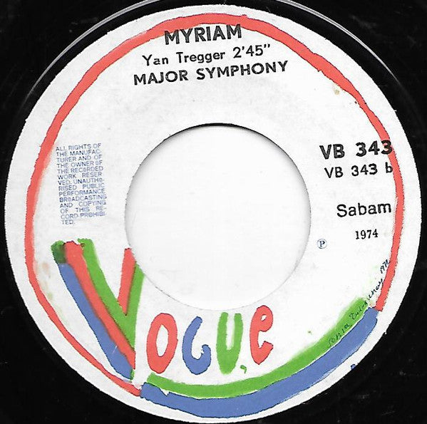 Major Symphony : Iron Horseman / Myriam (7")