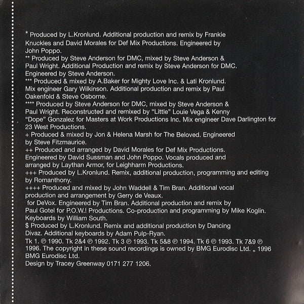 Alison Limerick : Club Classics (CD, Album, Comp)