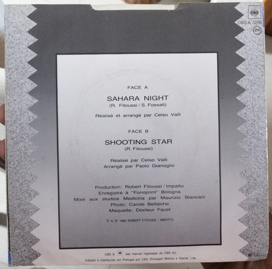 F.R. David : Sahara Night (7")