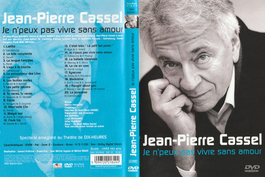 Jean-Pierre Cassel : Je N'peux Pas Vivre Sans Amour (DVD-V, PAL)