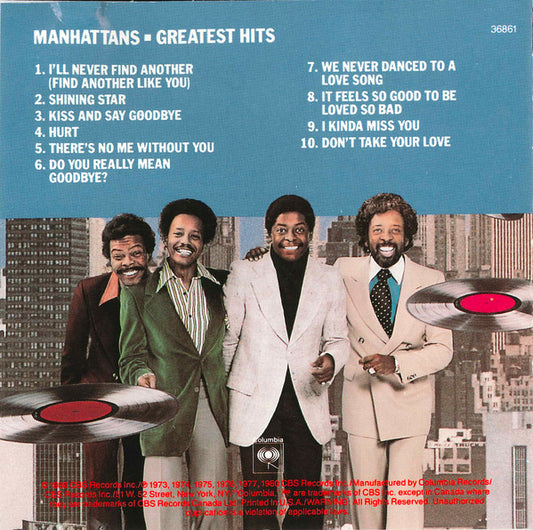 Manhattans : Greatest Hits (CD, Comp, RE)