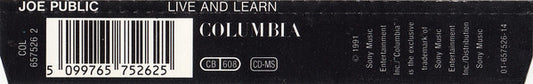 Joe Public : Live And Learn (CD, Maxi)