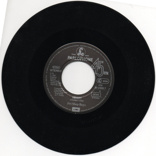 Pet Shop Boys : Heart (7", Single, Chr)