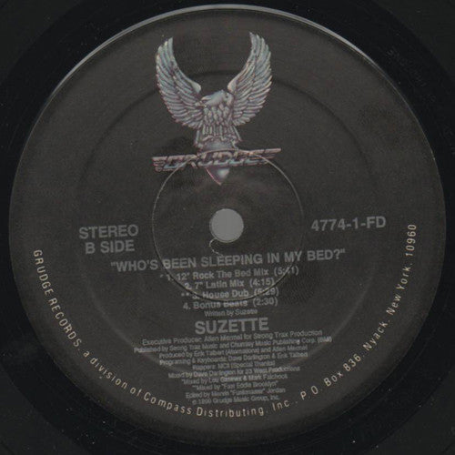 Suzette (3) : Who's Been Sleeping In My Bed? (12")