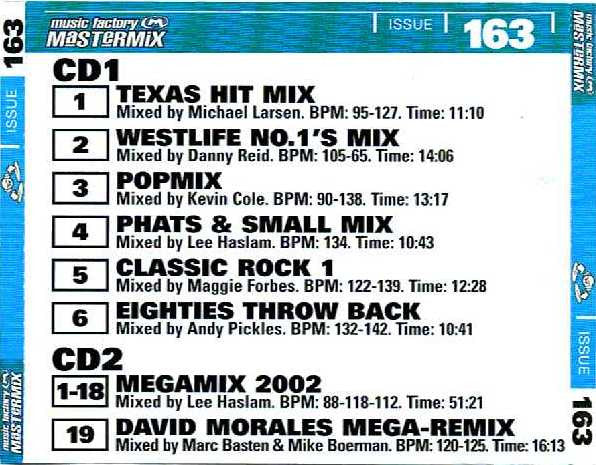 Various : Music Factory Mastermix - Issue 163 (2xCD, Comp, P/Mixed)