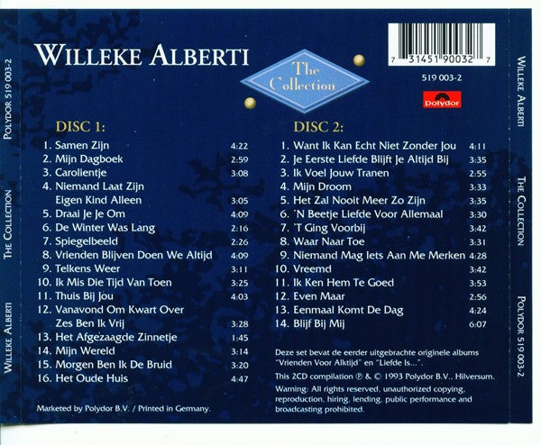 Willeke Alberti : The Collection (2xCD, Comp)