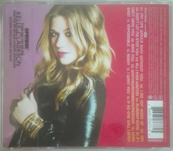 Kelly Clarkson : All I Ever Wanted (CD, Album, Enh)
