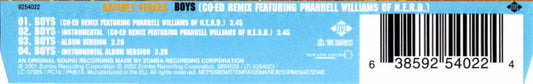 Britney Spears : Boys (Co-Ed Remix) (CD, Maxi)