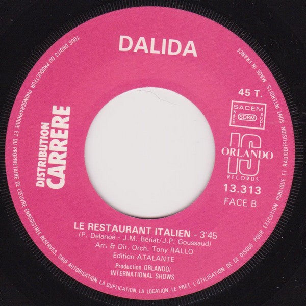 Dalida : Femme (7", Single)