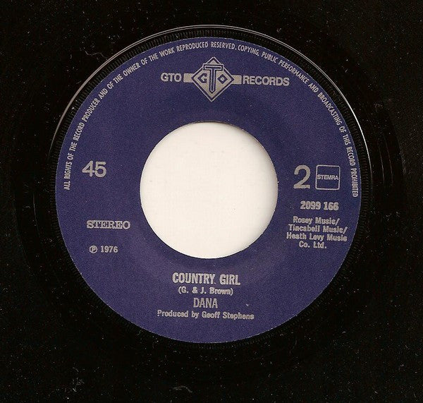 Dana (9) : Fairytale (7", Single)