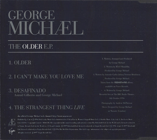 George Michael : The Older E.P. (CD, EP)