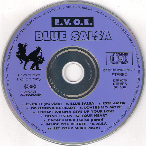 E.V.O.E. : Blue Salsa (CD, Album)
