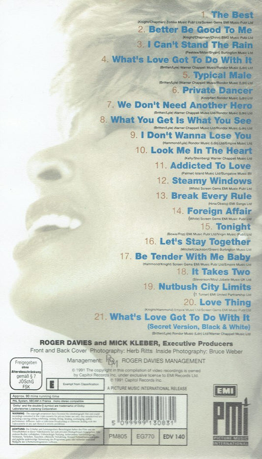 Tina Turner : Simply The Best - The Video Collection (VHS, Comp, PAL)