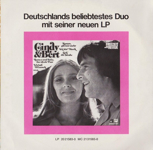 Cindy & Bert : Immer Wieder Sonntags / Souvenirs Einer Liebe (7", Single)