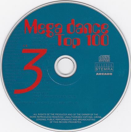 Various : Mega Dance Top 100 - 2 (4xCD, Comp, M/Print)