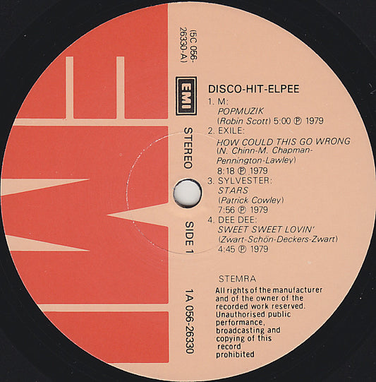 Various : Disco Hitelpee (Lange Disco Versies) (LP, Comp)