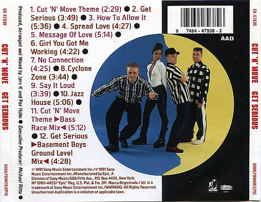 Cut 'N' Move : Get Serious (CD, Album)