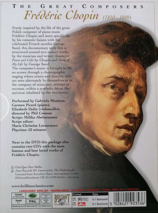 Frédéric Chopin : The Great Composers (DVD-V, Multichannel, PAL + CD, Comp + CD, Album, R)