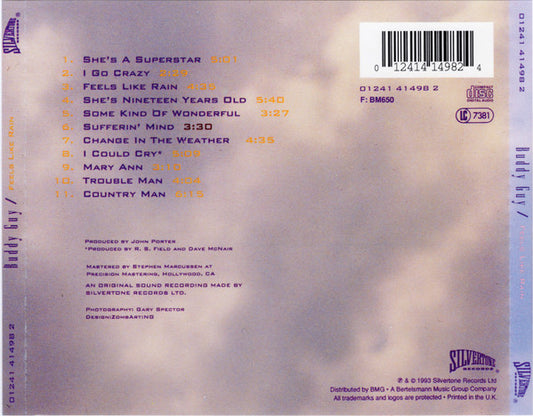 Buddy Guy : Feels Like Rain (CD, Album)