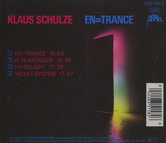 Klaus Schulze : En=Trance (CD, Album)