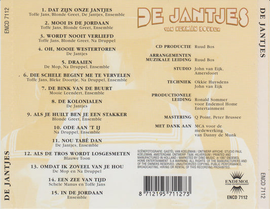 Various : De Jantjes (CD, Album)