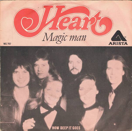 Heart : Magic Man (7", Single)