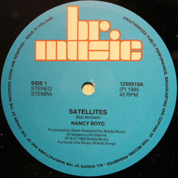 Nancy Boyd : Satellites (12", Single)