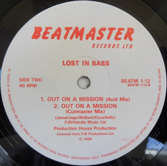 Lost In Bass : Out On A Mission (12")