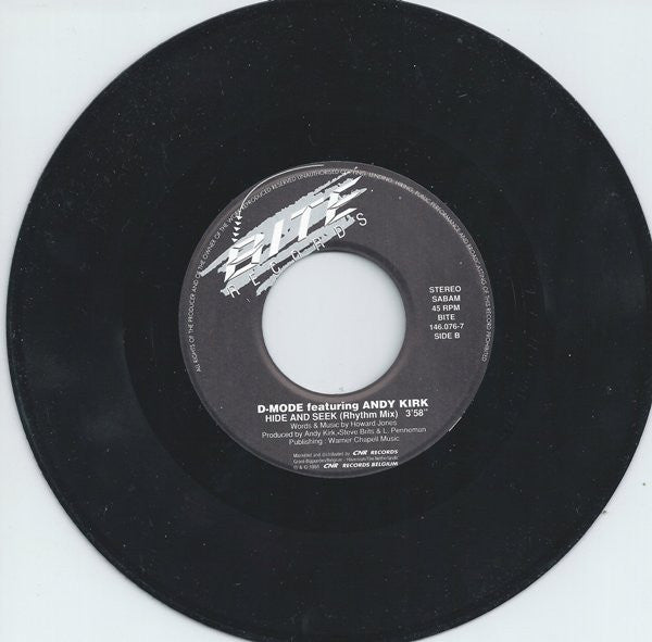 D-Mode Featuring Andy Kirk (4) : Hide And Seek 92 (7", Single)