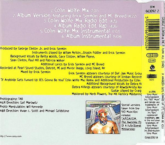 George Clinton & P-Funk All Stars : If Anybody Gets Funked Up (It's Gonna Be You) (CD, Maxi)