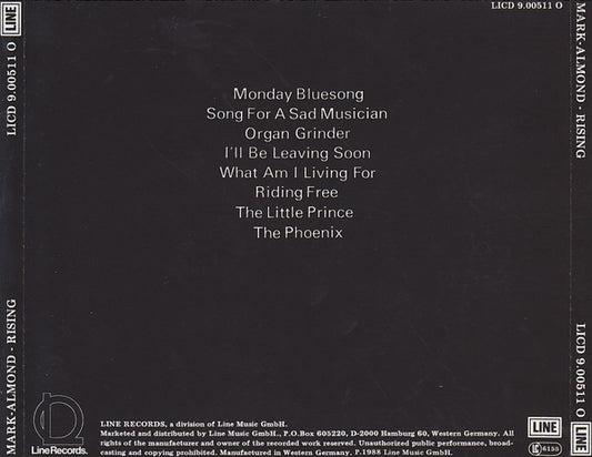 Mark-Almond : Rising (CD, Album, RE)