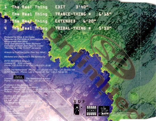 2 Unlimited : The Real Thing (CD, Maxi)