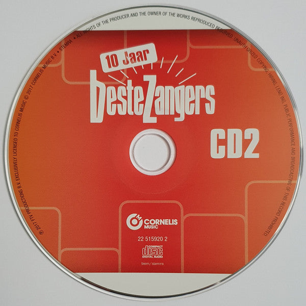 Beste Zangers : 10 Jaar Beste Zangers (2xCD, Comp)