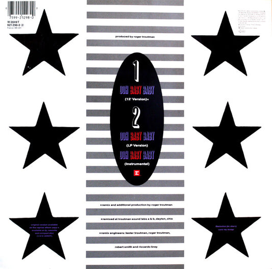 Zapp : Ooh Baby Baby (12", Maxi)