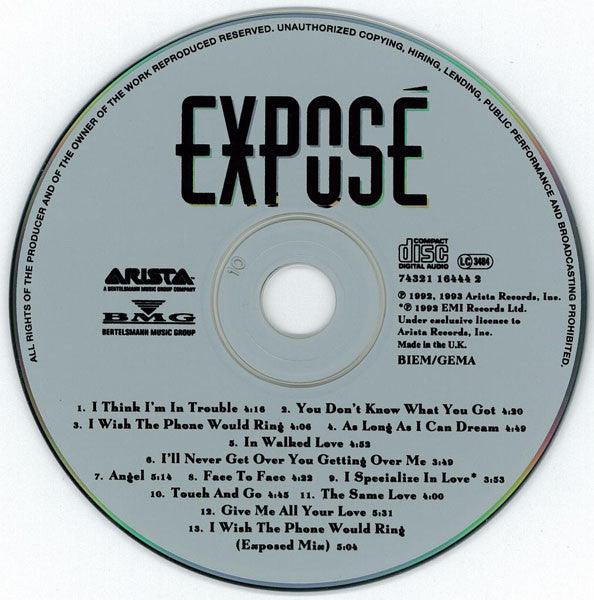 Exposé : Exposé (CD, Album)