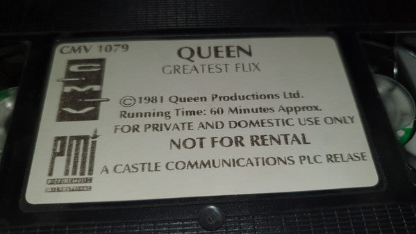 Queen : Greatest Flix (VHS, Comp, RE, PAL)