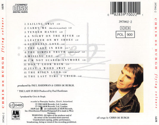 Chris de Burgh : Flying Colours (CD, Album)